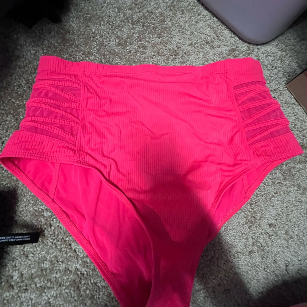 Torrid Pink High-Waisted Bikini Bottom